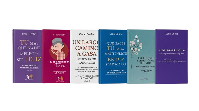 Colección de 6 libros de Oscar Onofre